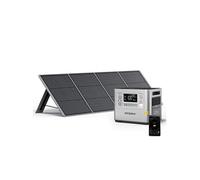 Station Electrique Portable 2400W avec Panneau Solaire 200W, Generateur Electrique Contrôle via App, Batterie Nomade 2048Wh, Générateur Solaire avec