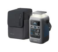 Station électrique portable Anker SOLIX C300 DC + housse de protection, batterie LiFePO4 288 Wh plusieurs ports, générateur solaire 300 W, camping, extérieur, voyages et urgences (sans alimentation)