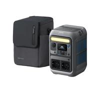 Station électrique portable Anker SOLIX C300 + housse de protection, batterie LiFePO4 288 Wh multiport, générateur solaire 300 W, camping, extérieur, voyages et urgences (panneau solaire en option)