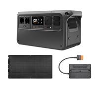 Station électrique portable DJI Power 1000 V2, batterie LFP de 1 024 Wh, sortie de 2 600 W, recharge de 0 à 80% en 37 min, panneau solaire flexible de 200 W, générateur pour usage domestique