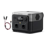 Station électrique portable ECOFLOW RIVER 2 MAX 512 Wh, Batterie LiFeP04 | Charge rapide en 1 heure, sortie 1000 W avec X-boost, pour extérieur, camping-cars,domestique,balcon avec câble