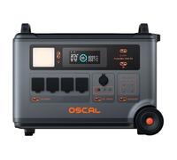 Station Électrique Portable，Oscal PowerMax 3600SE ，3600Wh LiFePO4 3600W UPS solaire USB-C 100W camping maison EU