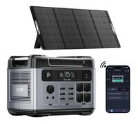 Station Électrique Portable OUKITEL P2001 Plus 2400W 2048Wh LiFePO4 Panneau Solaire 400W Charge Rapide