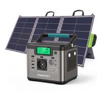 Station électrique Station d'alimentation portable 518Wh chargeur avec panneau solaire 100W,générateur solaire 500W(1000W crête),alimentation secours