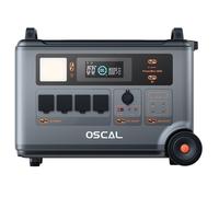 Station Énergie Portable，OSCAL PowerMax 6000 ， 6000W, Batterie LiFePO4 3600Wh Extensible, 14 Sorties, Générateur Solaire