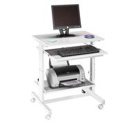 Station informatique compacte gris clair