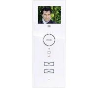 Station intérieure d'Interphone vidéo filaire 1 foyer m-e modern-electronics VDV-503 WW blanc