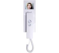 Station intérieure dInterphone vidéo filaire 1 foyer m-e modern-electronics VDV 505 WW blanc