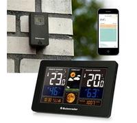 Station météo 3 en 1 avec Wi-fi, app et capteur extérieur sans fil , noir Buienradar BR900 Noir