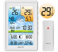 Station météo sans fil - BALDR - Écran couleur LCD - Synchronisation DCF77 - Prévisions 12-24h