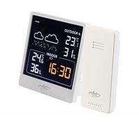 Infactory Station météo avec écran VA et capteur extérieur - coloris blanc