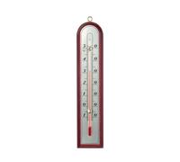 Velamp Thermomètre intérieur/extérieur en Bois 27 cm Luxury, Marron