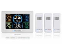 Station météo Blaupunkt, hygromètre, pression, prévisions, 3 capteurs, WS40WH