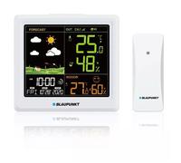 Station météo - Blaupunkt - WS25WH - Écran LCD couleur - Prévisions 12-24 heures - Température et humidité int./ext.