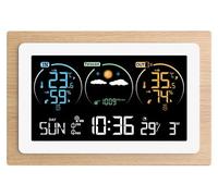 Station Météo Bois Stil Design élégant, Mesures Précises, Cadre En Bois - Stil