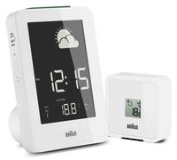 Station météo BRAUN blanche Radio-Pilotée - réveil digital - BNC013WH-RC