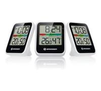 Station météo Bresser Climate Monitor Thermo Hygromètre DCF 7000016 Blanc Blanc G