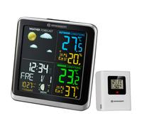 Bresser Station météo ClimaTemp TB Écran LCD couleur Argent et Noir