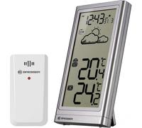 Station météo Bresser Meteo Temp + capteur extérieur argent
