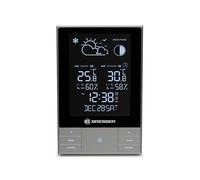 Bresser Station météo ClimateTemp NDV - Prévisions, humidité, température - LCD Anthracite
