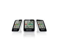 Station météo Bresser Thermo Hygrometre Climate Set de 3 coloris blanc 7000016 GYE000