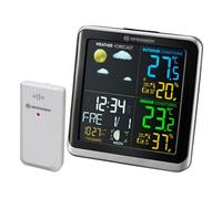 Bresser Station météo ClimaTemp TB Écran LCD couleur Argent et Noir