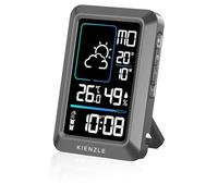 Station météo compacte Kienzle avec horloge DCF, alarme, prévisions météo, température et humidité