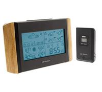 Zenitech Station météo effet bois avec capteur sans fil IP44