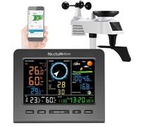 Station Météo Extérieure avec Capteur WIFI, Jauge de Pluie, Prévisions Météo.