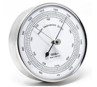 Station météo Fischer Baromètre en acier inoxydable
