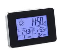 Pearl Station météo et horloge radio-pilotée avec capteur extérieur sans fil