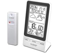 La Crosse Technology Station météo WS6819, Prévision, alertes température, indice confort, Noir