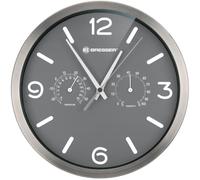 Station météo murale analogique Bresser MyTime DCF gris
