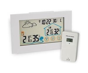Station météo numérique intérieur / extérieur Fackelmann Tecno Blanc G