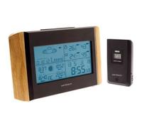 Zenitech Station météo effet bois avec capteur sans fil IP44