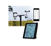 Station météo professionnelle 6 en 1 avec Wi-fi et app Alecto WS5200 Blanc-Noir Noir G