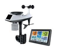 Station Météo Professionnelle Couleur Sans fil USB SM-061 - Radio-Pilotée, Capteur extérieur inclus, 2 alarmes avec fonction Sno