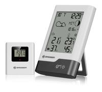 Station météo radio BRESSER blanc/gris