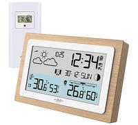 Station météo radio-pilotée FWS-100 avec cadre en bois [infactory]