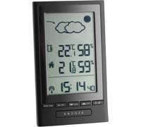 Station météo radiopilotée numérique TFA Dostmann 351122 noir