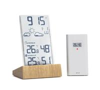 Station météo sans fil avec base en bois La Crosse Technology