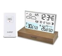 La Crosse Technology Station météo WS6207 design moderne sans fil effet bois