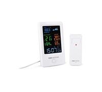SCS Sentinel Station météo sans-fil HCN0076 MeteoColor, sonde externe sans-fil, portée 60 m, blanc