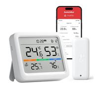 Station Météo sans Fil,Moniteur de Température/Humidité avec Prévisions Météorologiques,Thermomètre et Hygromètre Hub