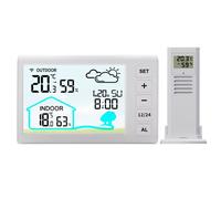 Station météo sans fil multifonctionnelle avec écran