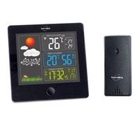 Inovalley Station météo SM108 écran couleur sonde ext/int hygro sans fil Noir