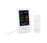 Station météo sans fil SCS SENTINEL HCN0076 MeteoColor avec sonde extérieure, écran couleur, portée 60 m, blanc