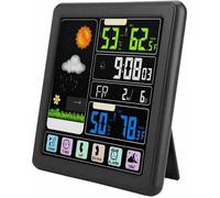 Station Météo sans Fil TS-3310 - Thermomètre Intérieur Extérieur sans Fil - Écran Tactile Complet - Capteur - Station de Prévision
