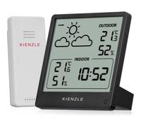Station Météo Slim Kienzle Sans Fil Intérieur Extérieur Alarme Date