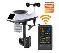 Station Météo WiFi Smart Tuya Home Digital Vitesse Du Vent Direction Température Humidité Moniteur Pour Maison Jardin Ferme
